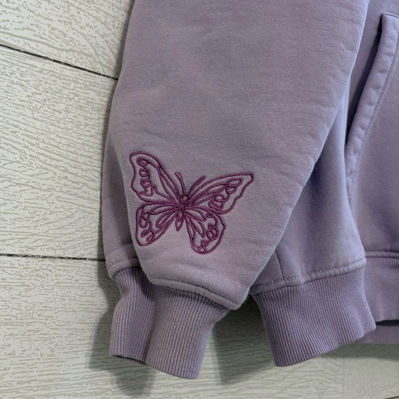Pink Palm Puff “To Live For the Hope of it All" Hoodie in Lilac, Size M - Picture 6 of 12